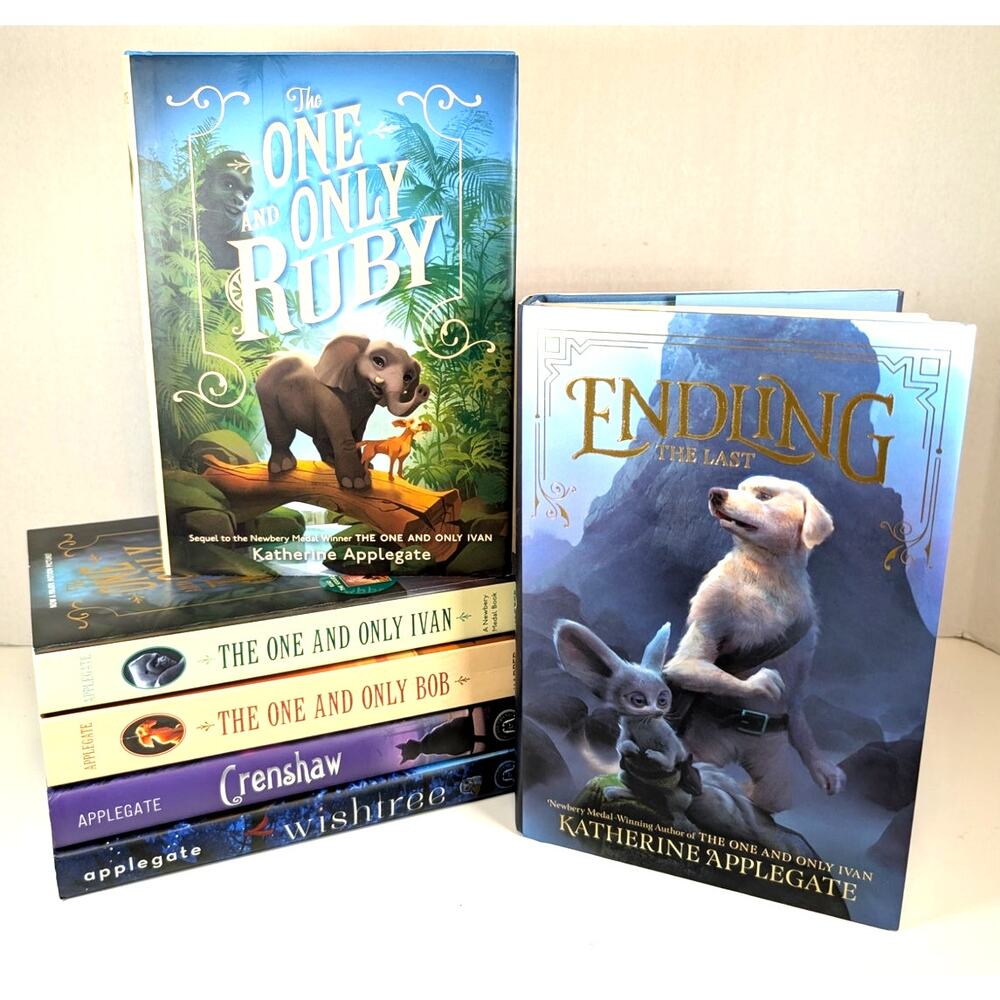 Lot of 6 KATHERINE APPLEGATE Books~The One and Only series~Wishtree~Crenshaw